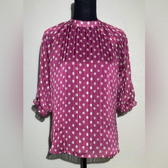 Retrology Polka-doted Blouse - Picture 1 of 6